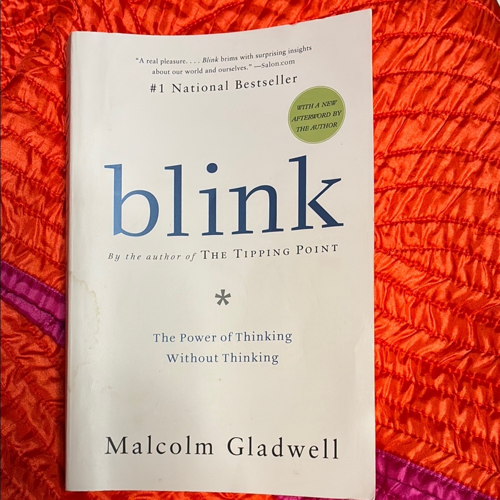 Blink by Malcolm Gladwell Book